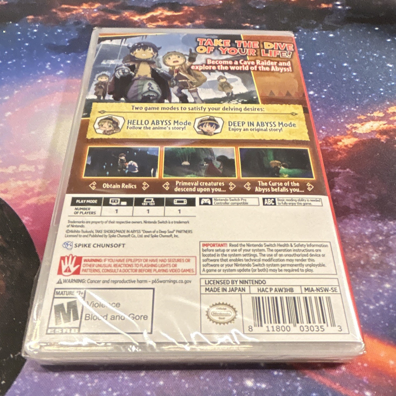 NEW SEALED Made in Abyss Binary Star Falling into Darkness Switch Spike Chunsoft
