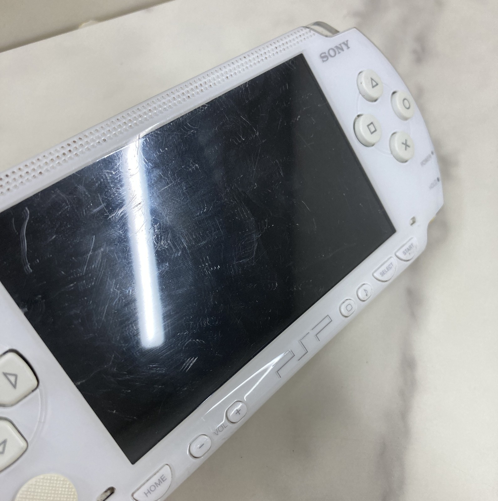 Used White PSP-1000 Console only | Tested | US Shipping | PSPW#006