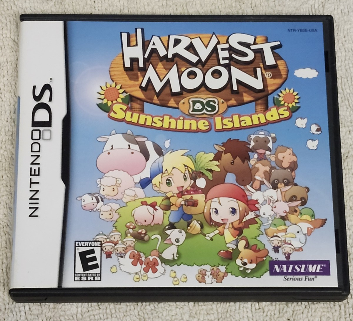 Nintendo DS Harvest Moon Sunshine Islands Used Complete Game Guide Cover XLNT!