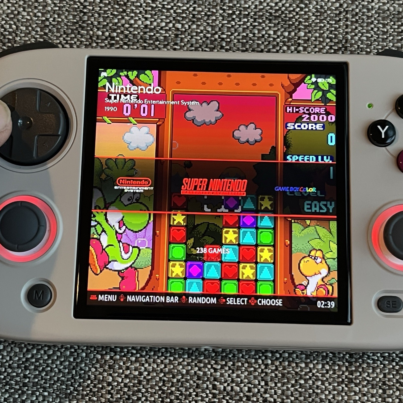 Anbernic RG CubeXX Gray – Handheld Game Console 3.95″ 64GB – Mint – US SELLER!