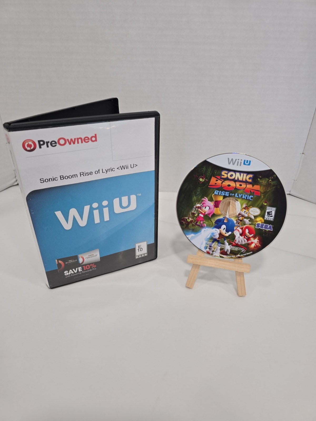 Sonic Boom: Rise of Lyric Nintendo Wii U (WiiU) Disc Only Gamestop Case TESTED