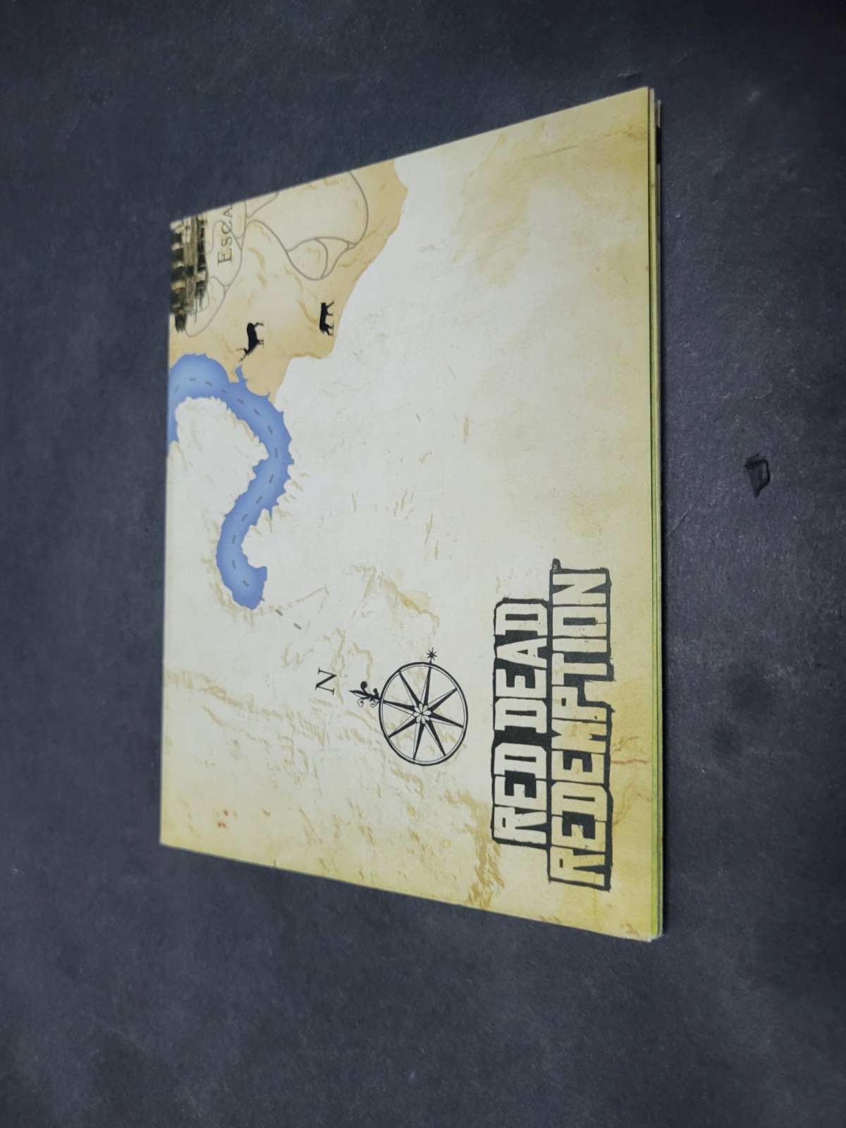Red Dead Redemption & Undead Nightmare Double Sided Map Poster ORIGINAL Only