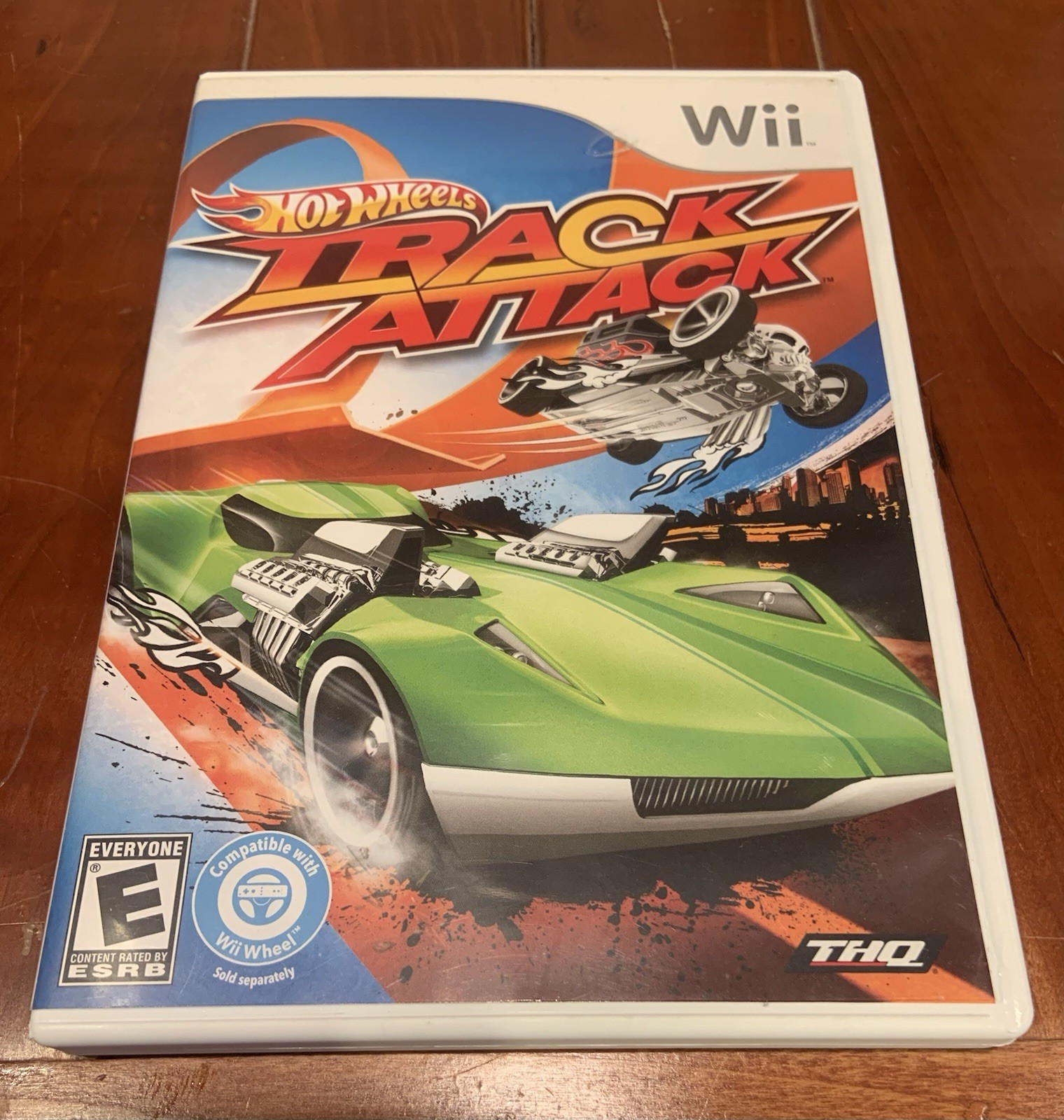 THQ Hot Wheels Track Attack Nintendo Wii (2007) E NTSC-U/C Complete w Manual