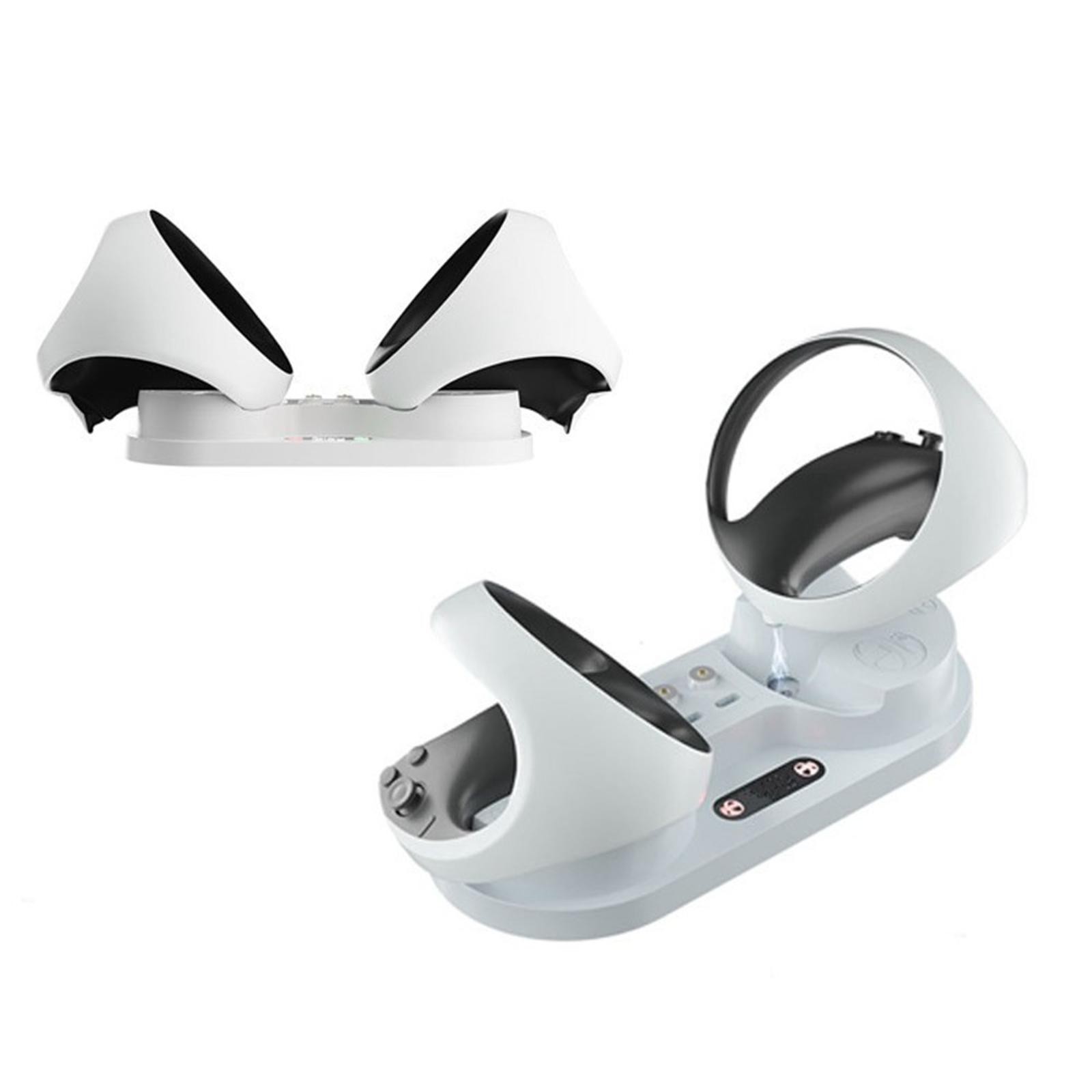 2IN1 Dual Charger Charging Dock Station Stand For PS5 PS VR2 Controllers Console