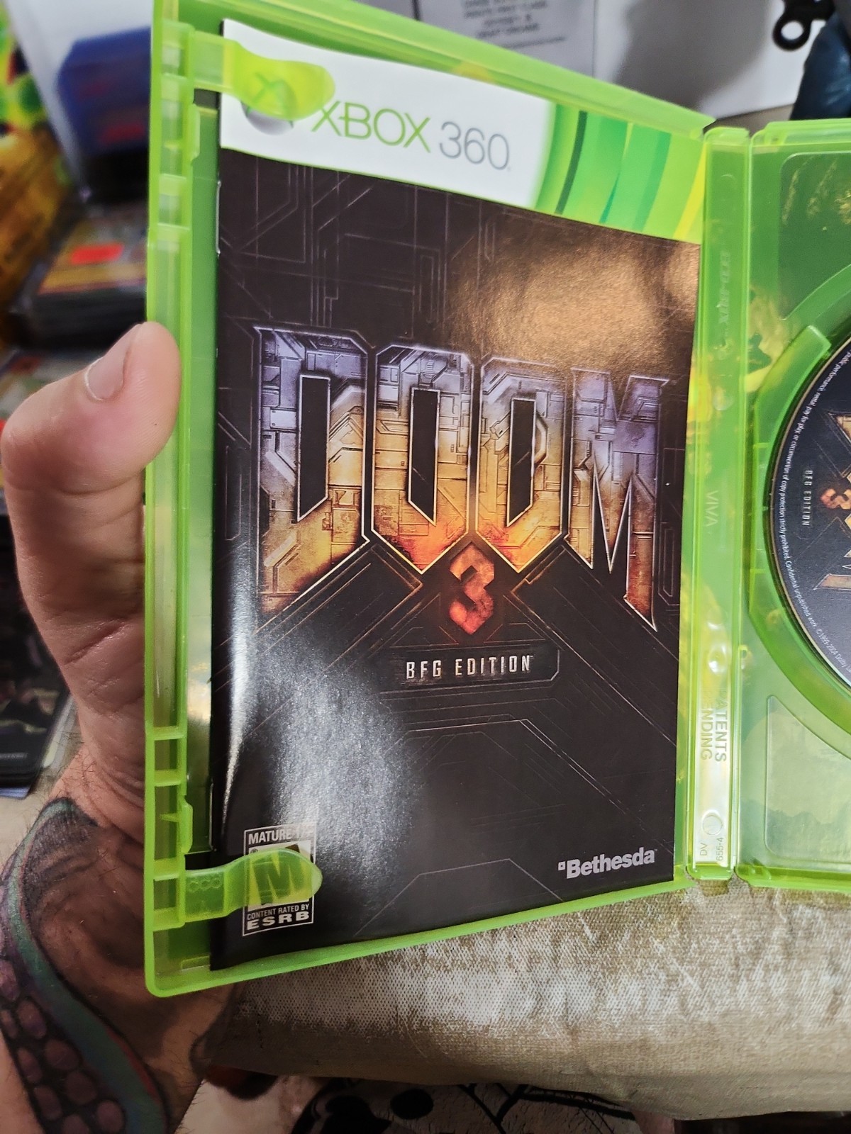 Doom 3 — BFG Edition (Microsoft Xbox 360, 2012) Complete Tested CIB
