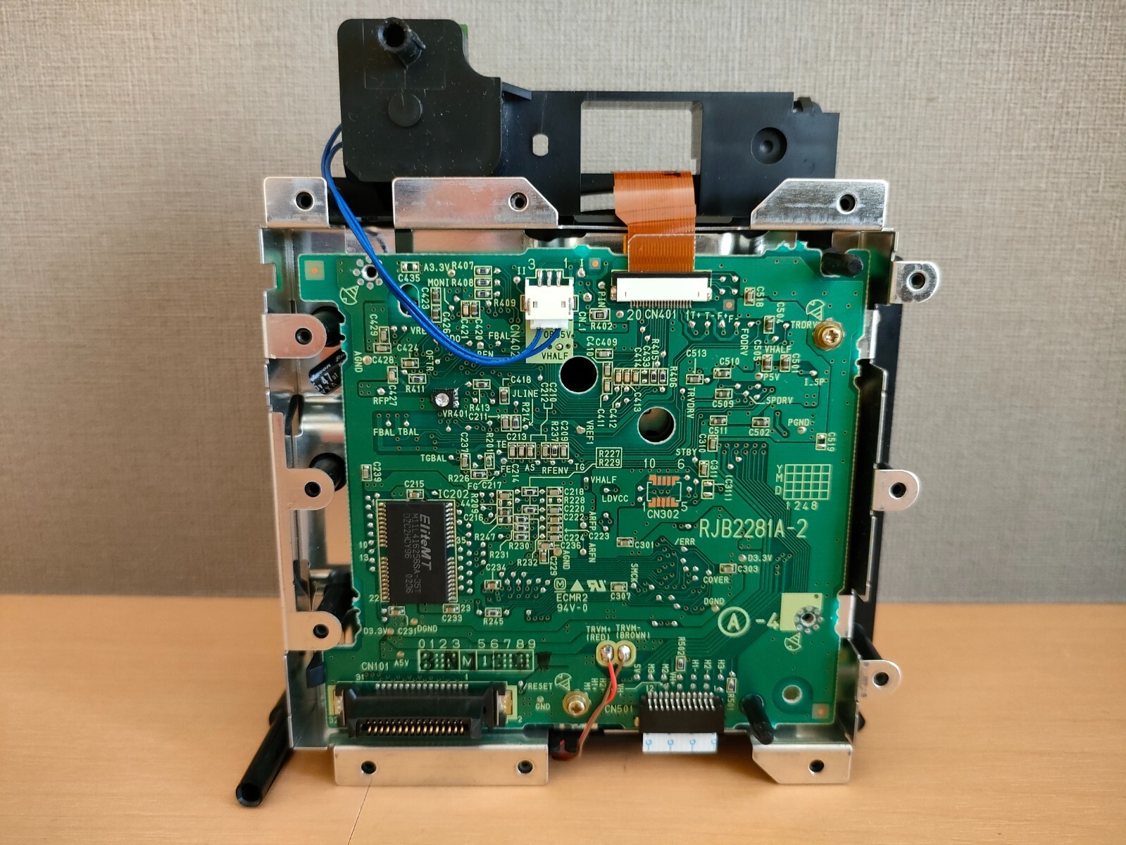 Nintendo Gamecube Replacement Optical Laser Drive Assembly Replaced Capacitors