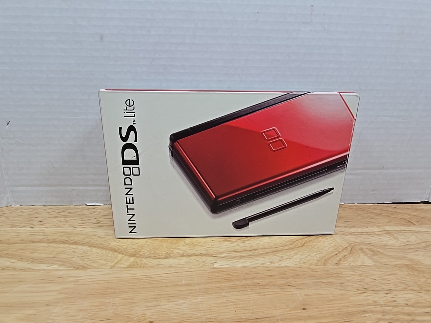 Nintendo DS Lite Crimson Red/Black Handheld Complete W/ Box Tested CIB +2 Games