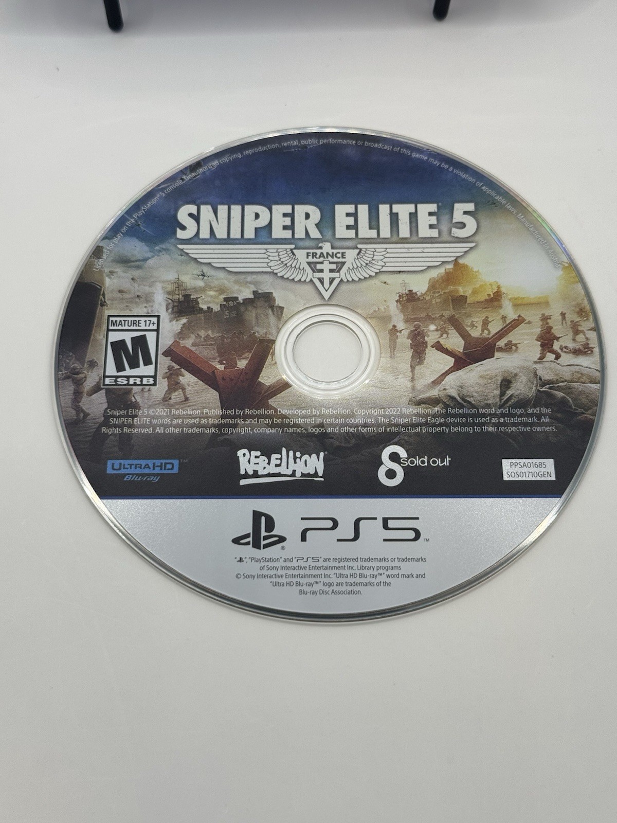 Sniper Elite 5 France PS5 Video Game Sony PlayStation 5