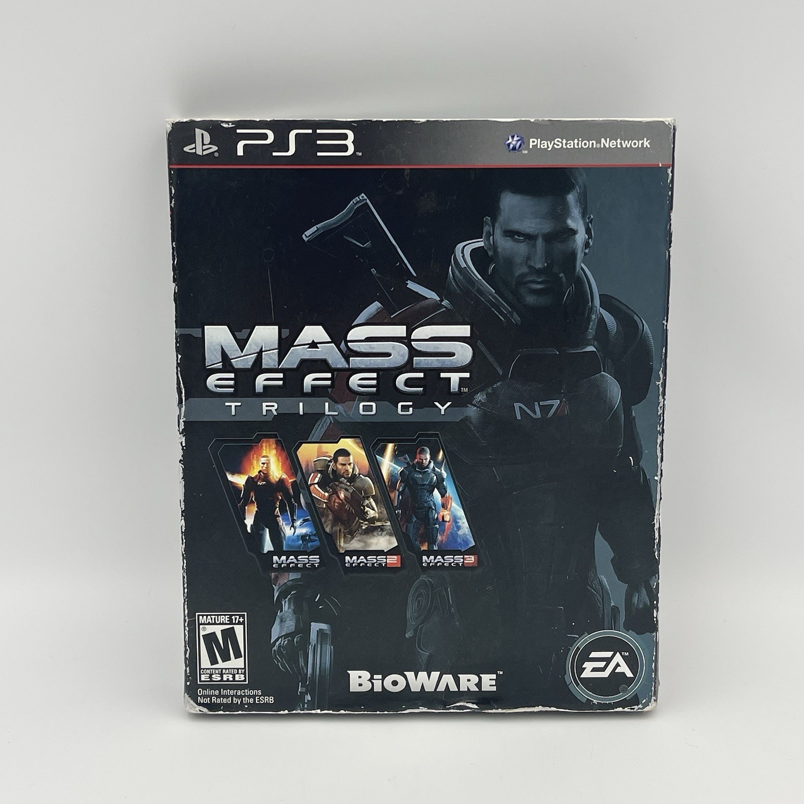 Mass Effect Trilogy 1 2 3 PS3 (Sony PlayStation 3, 2012) Complete CIB NEAR MINT