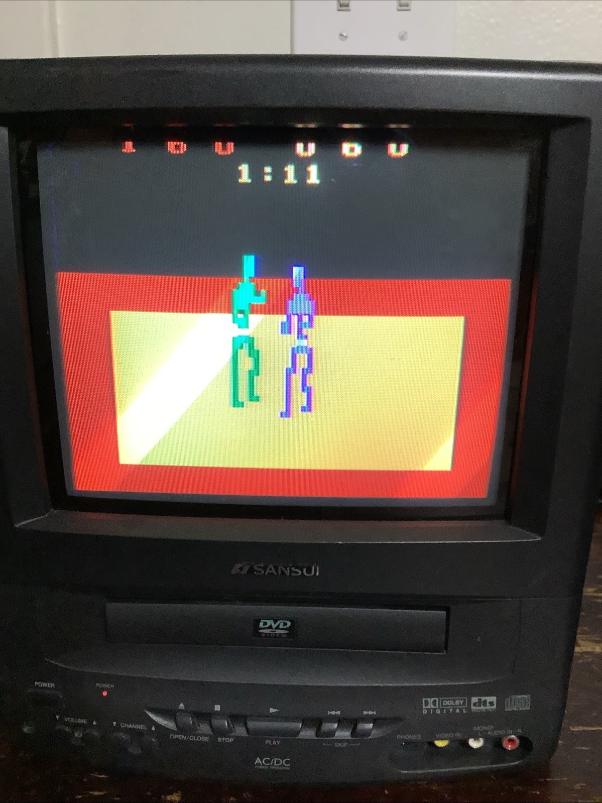 Atari 2600 4in1 Brazil Video Game Cartridge (Kung Fu, Dragon Fire, Spider Man)
