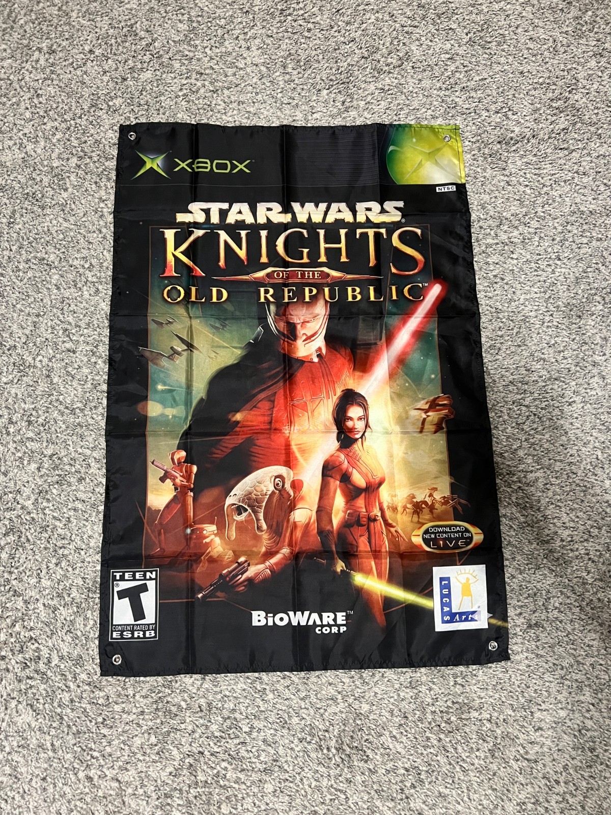 Xbox Star Wars Knights of the Old Republic Custom Wall Flag Tapestry 2 x 3 Ft