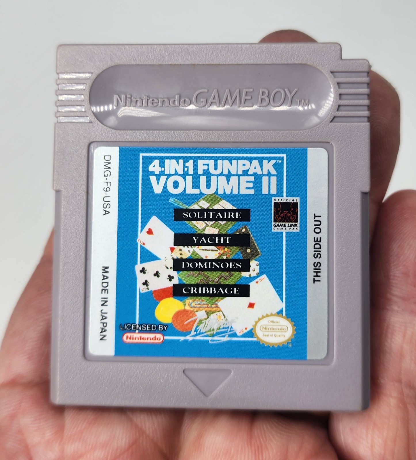 4-in-1 FunPak Volume II (Game Boy Fun Pack Vol. 2) W/ Manual & Case – TESTED!