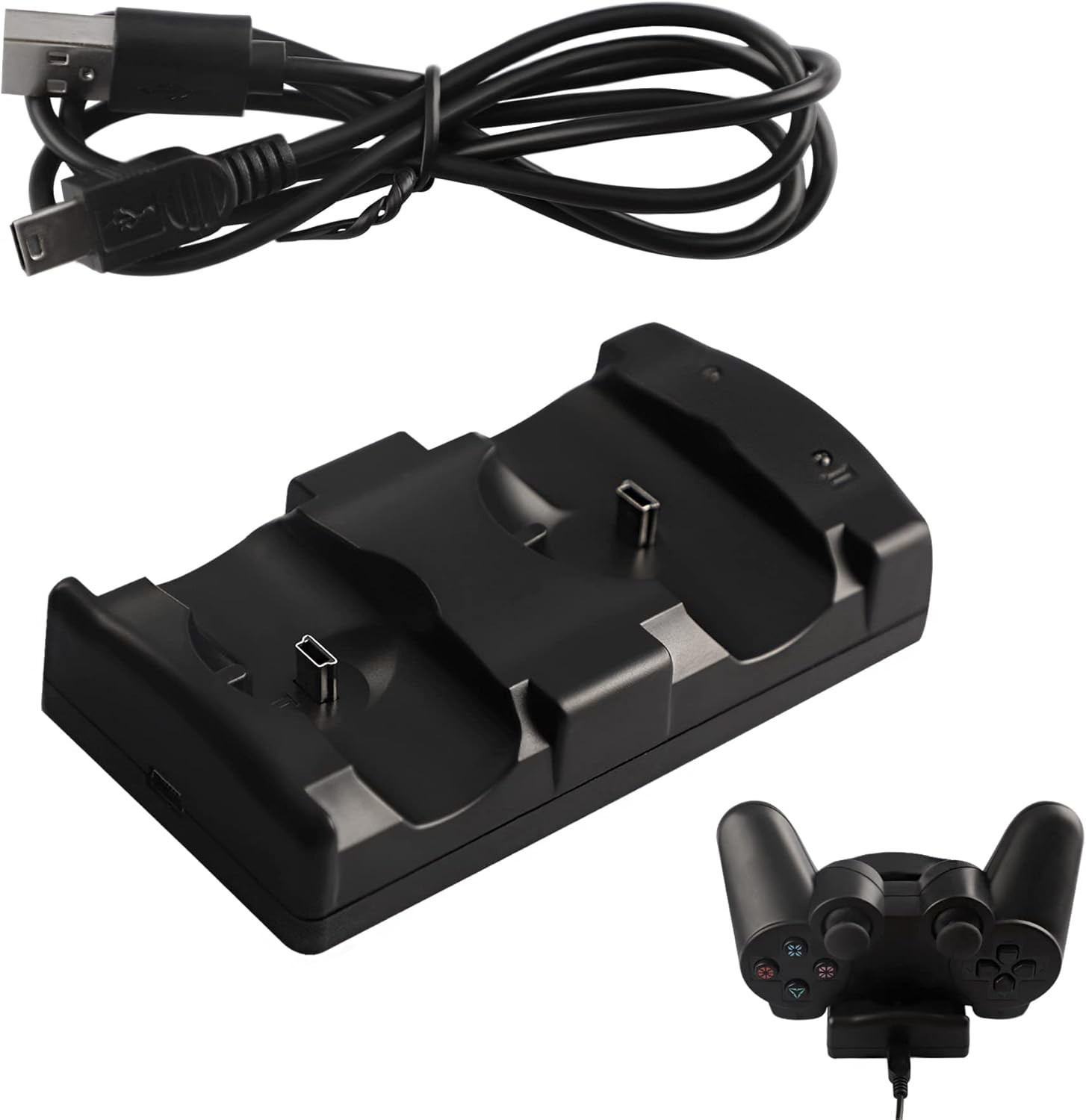 PS3 Controller Charger Station – Dual Charging Dock for PlayStation 3
