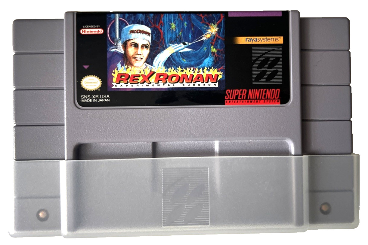 Rex Ronan Experimental Surgeon SNES Super Nintendo Complete CIB Tested
