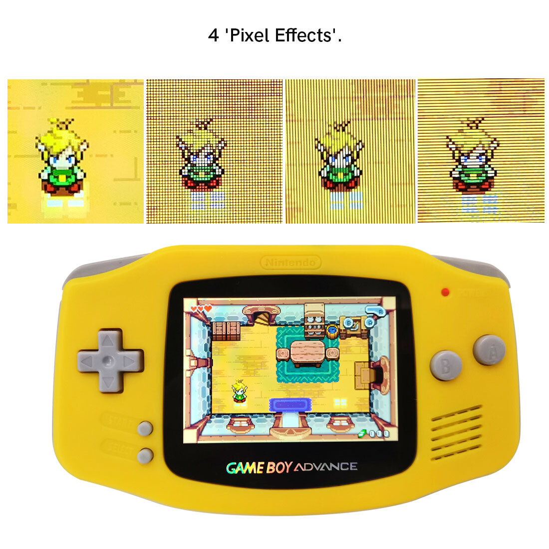 Hispeedido V5 Laminated IPS LCD Kit+Pre-cut Shell W/Rechargable Battery For GBA