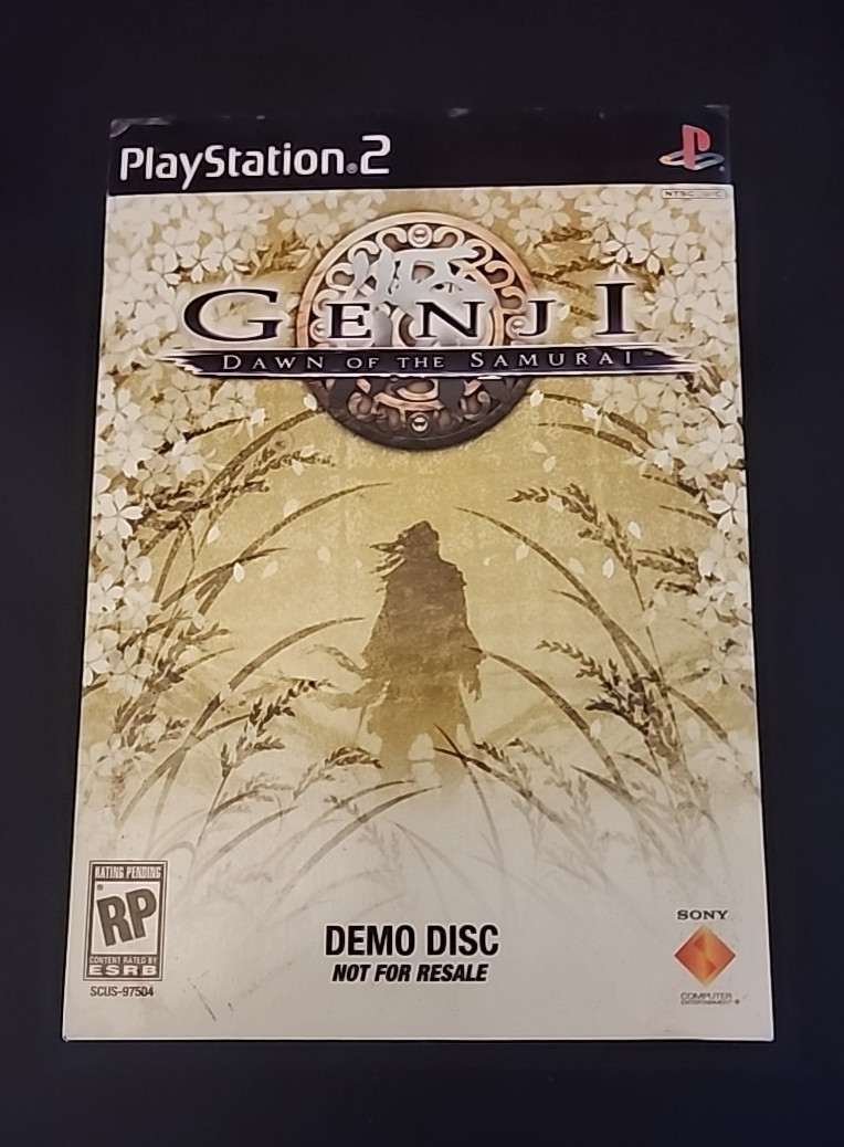 DEMO- Genji Dawn Of The Samurai Demo Disc Sony Playstation 2 PS2 video game