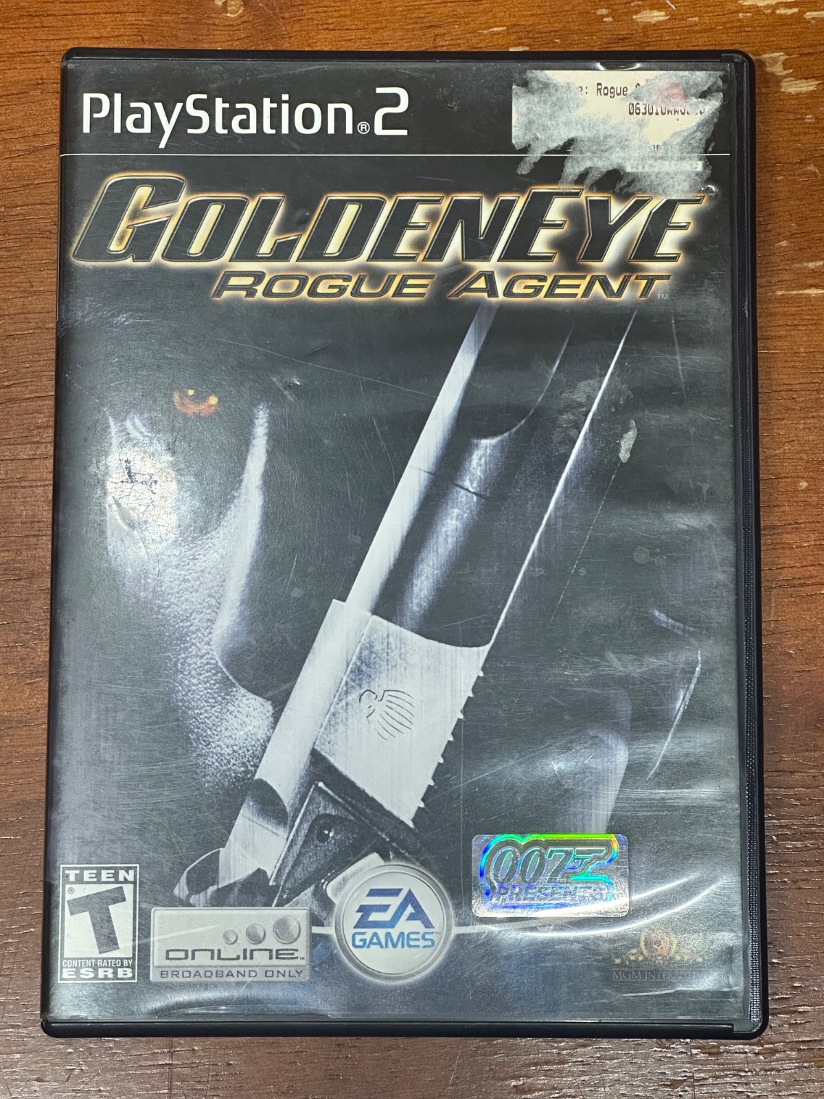 EA GoldenEye Rogue Agent Video Game PS2 Sony PlayStation 2 007 Bond FPS Shooter