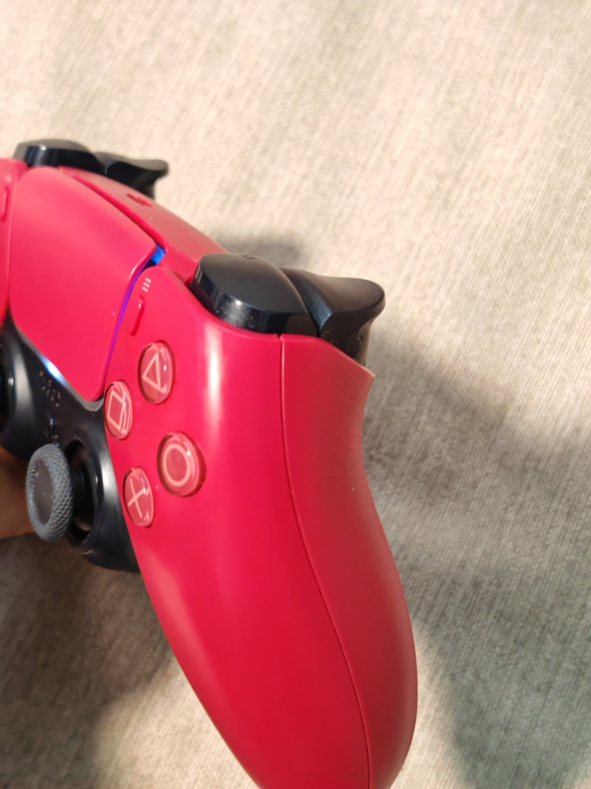 Custom TMR Joystick Aknes PlayStation 5 DualSense Controller Ps5 – Cosmic Red