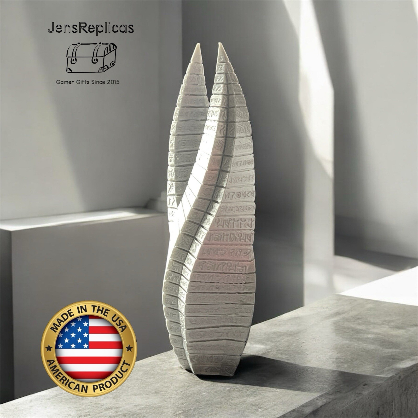 Dead Space Marker 3d Printed Silver Color 7”