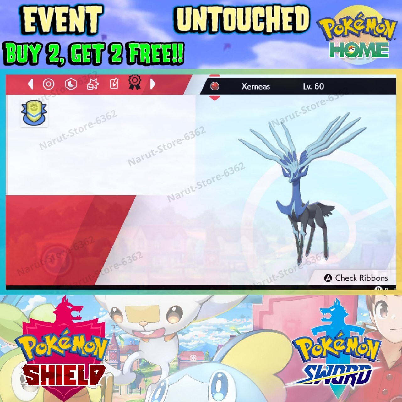 Xerneas Event🔥 Legendary Celebration Distribution🔥Pokémon Sword and Shield