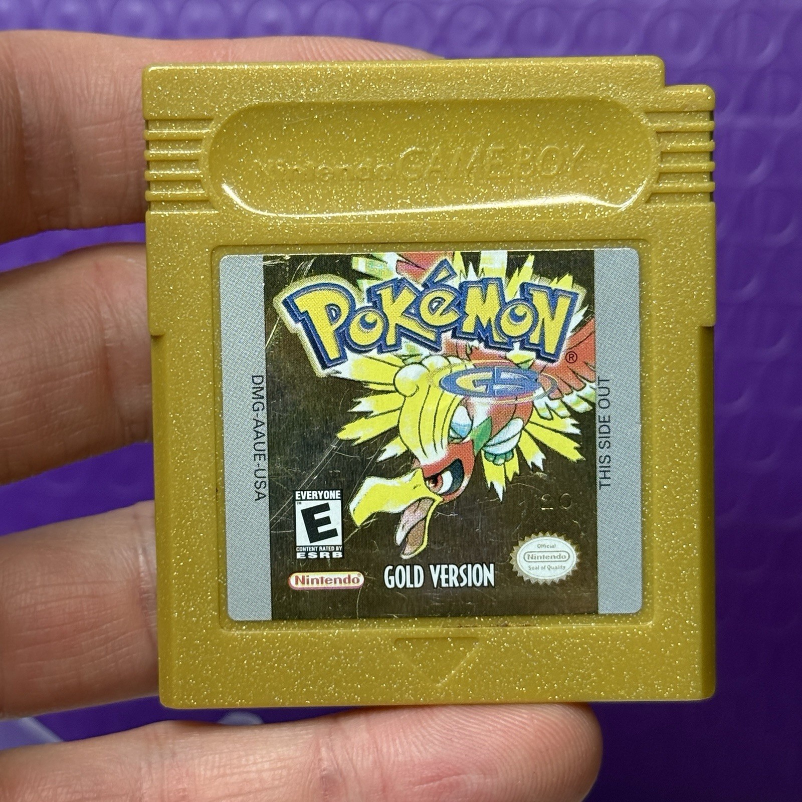 Pokemon Gold Gameboy Color [Authentic – New Save Battery] GBC Cartridge Only