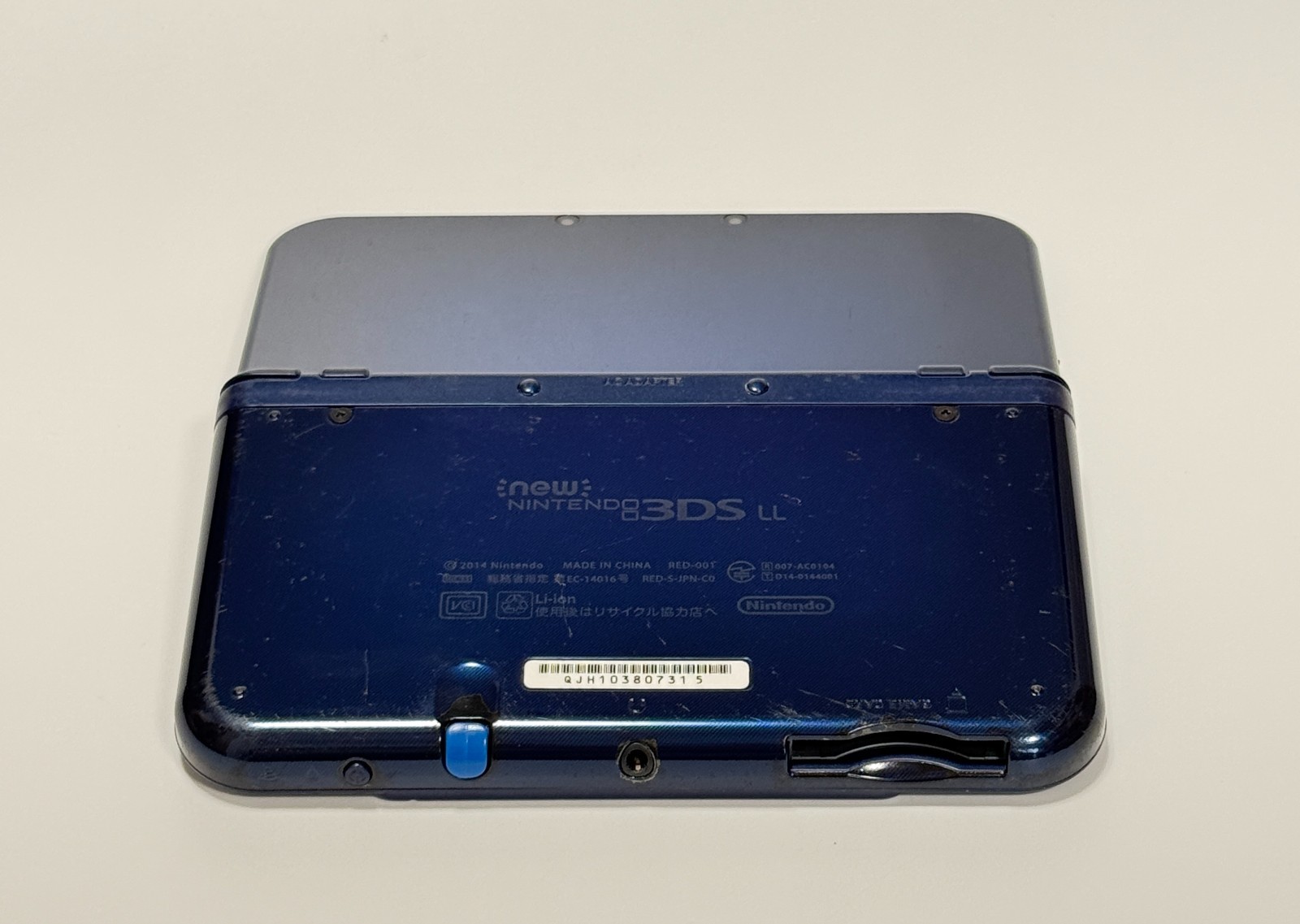 New Nintendo 3DS LL Metallic Blue Console CIB + Mario Kart 7 Smash 3D Land Maker