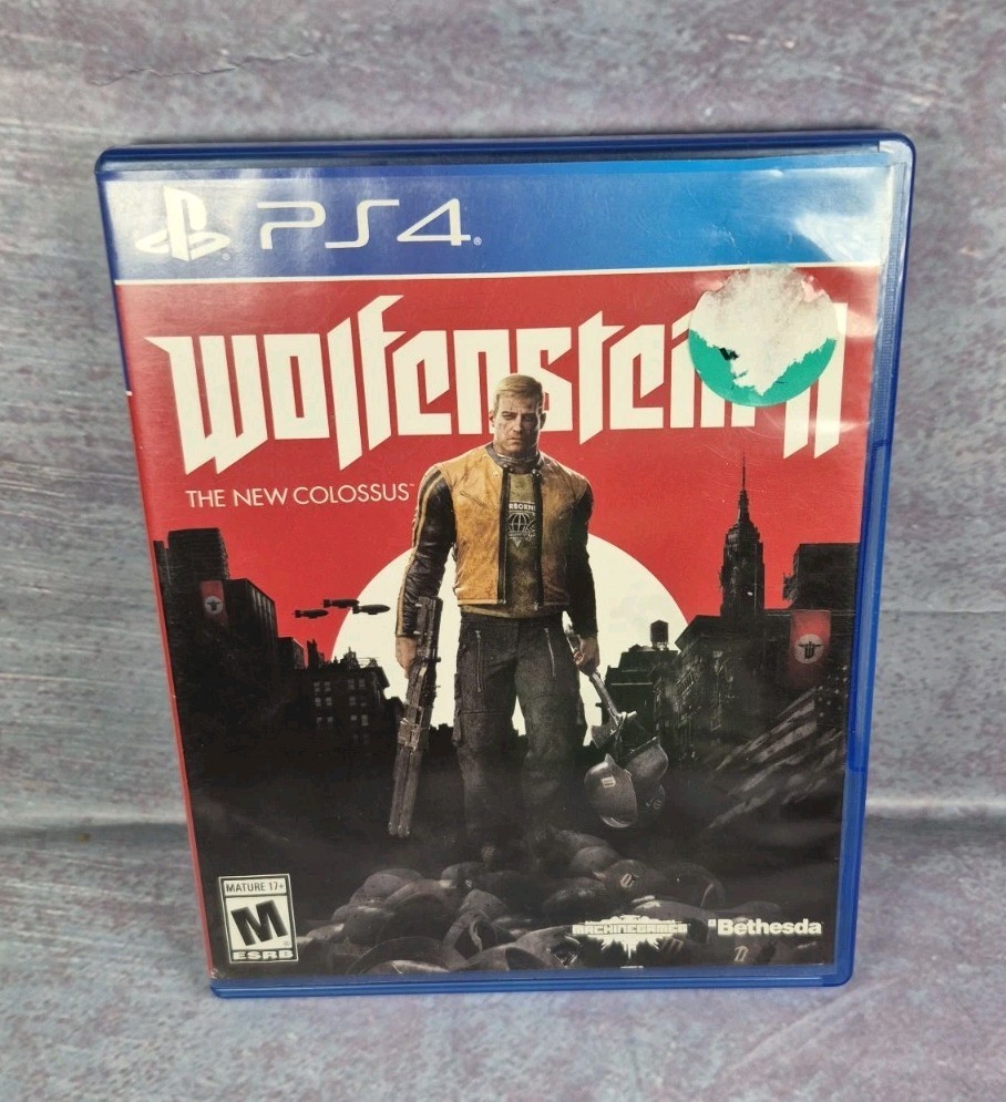 Wolfenstein II: The New Colossus Sony PlayStation 4 PS4 VG Condition No Booklet