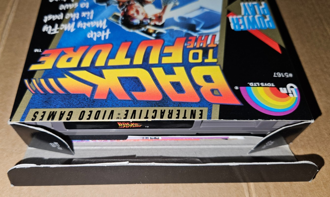 NES Back To The Future CIB Complete In Box Nintendo Entertainment System LJN