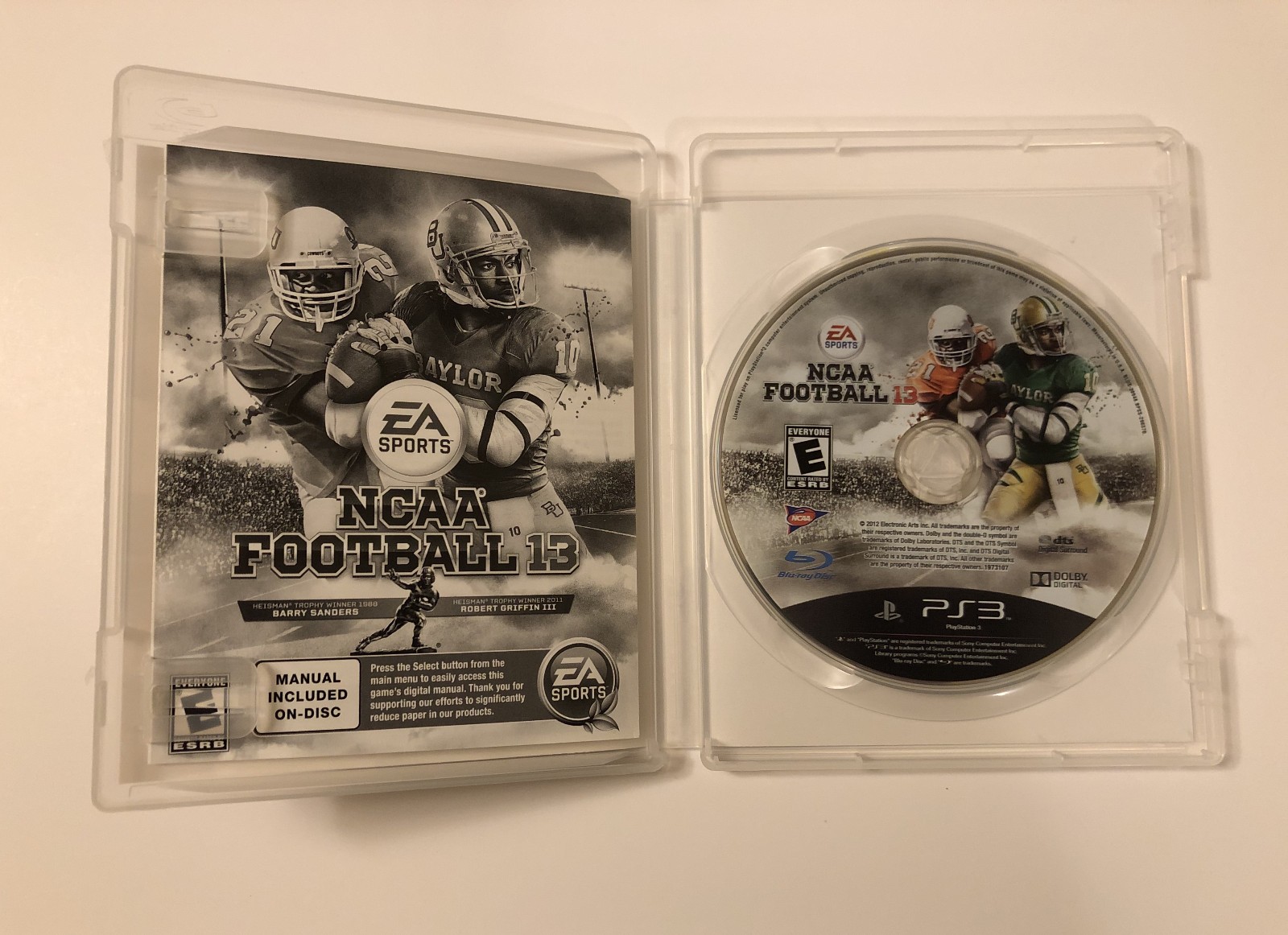 NCAA Football 13 PS3 Sony PlayStation 3 CIB Complete w/ Manual