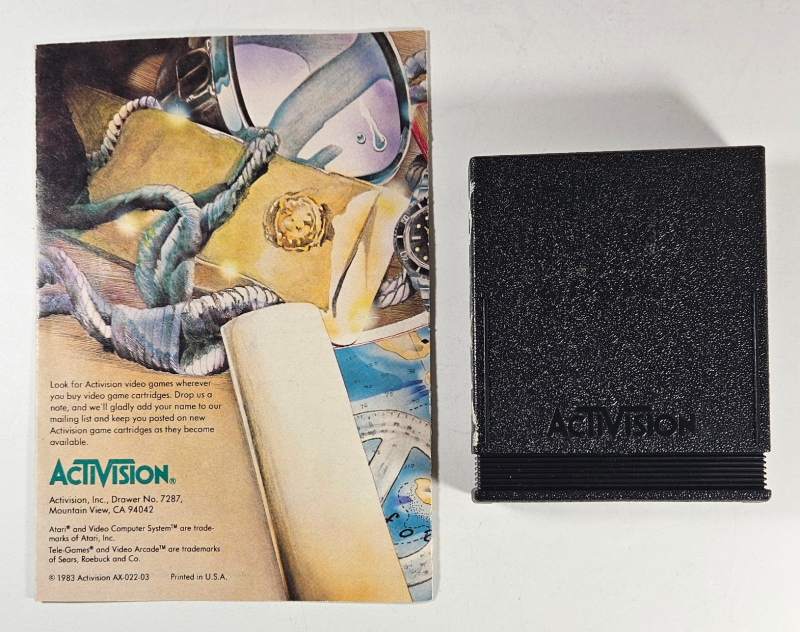 Atari 2600 Seaquest with Manual – 1983 Activision – Tested and Works