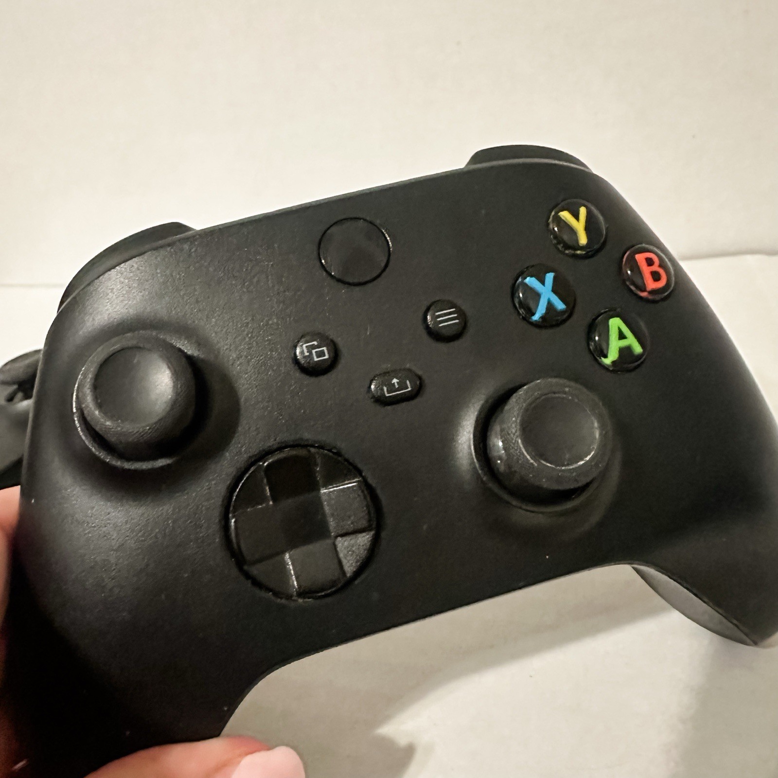 Lot Of 2 Microsoft Xbox Wireless Controller Black Model 1914 No Battery Covers