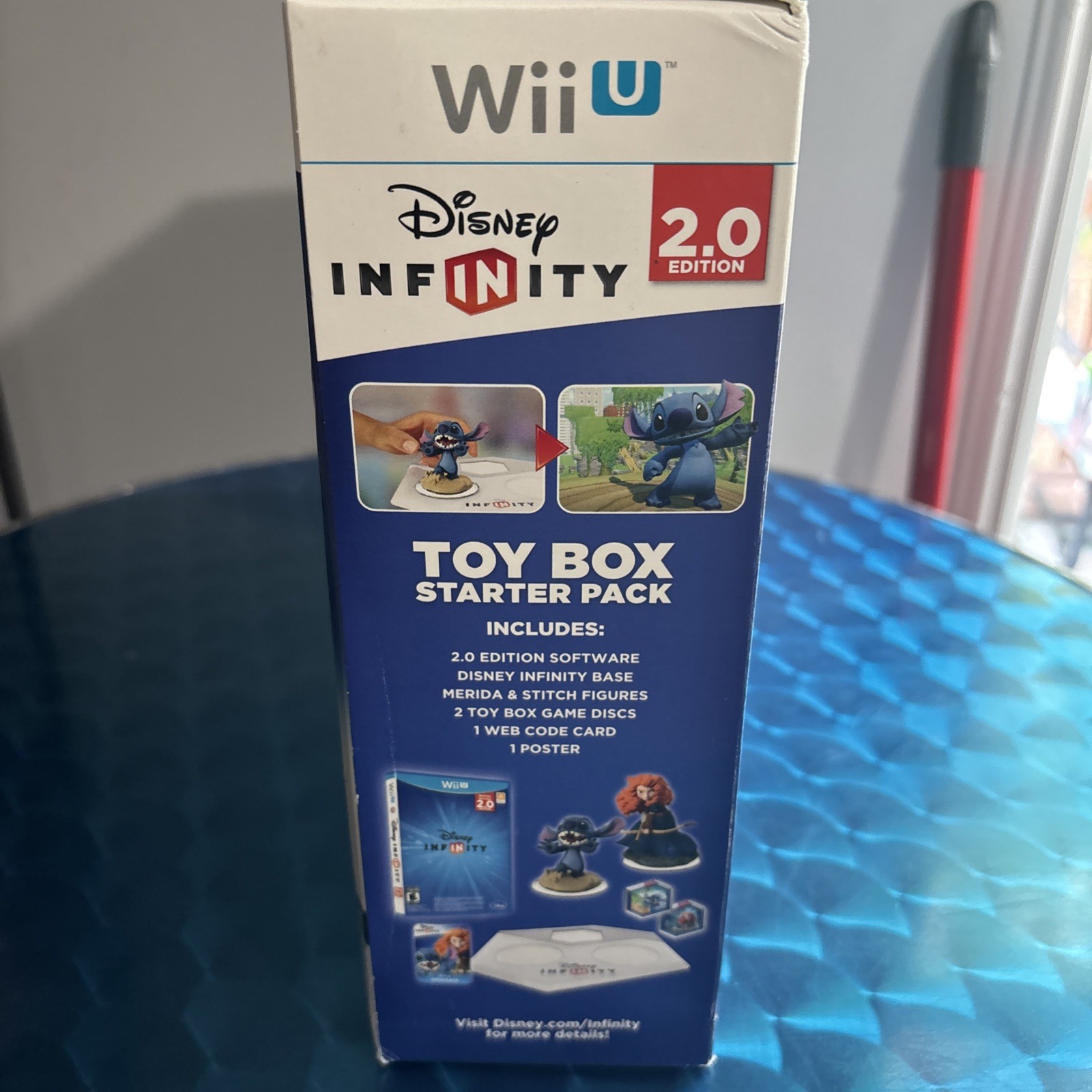 Disney Infinity 2.0 Wii U Toy Box Starter Pack NEW SEALED Merida Stitch WiiU