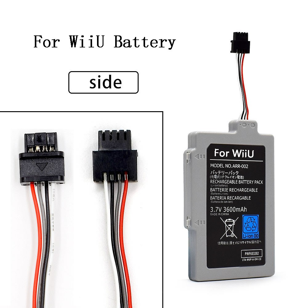 ARR-002 WUP-001 Replacement Battery For Nintendo Wii U Gamepad Extended 3600mAh