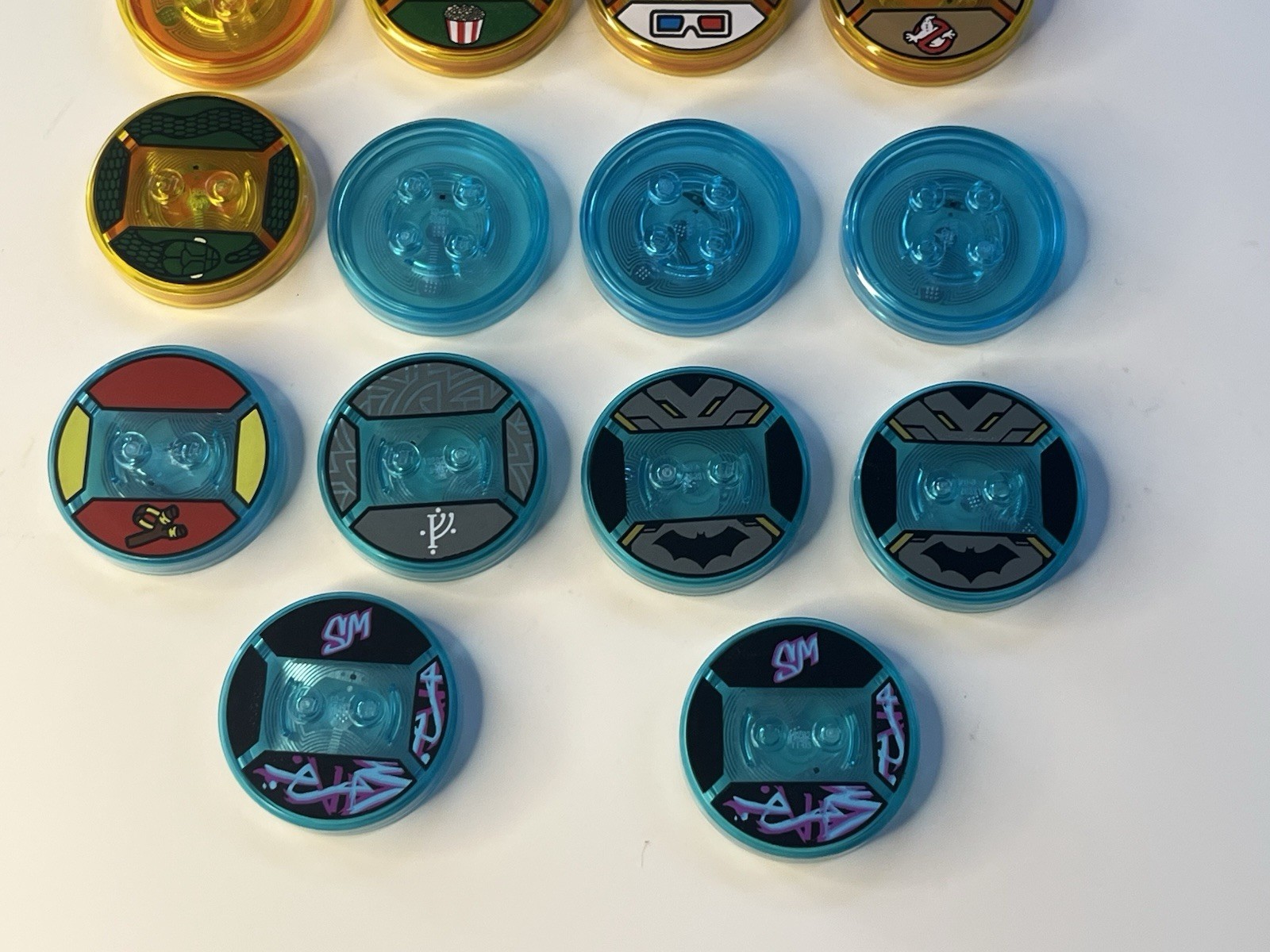 Lego Dimensions Toy Tag Disc Lot