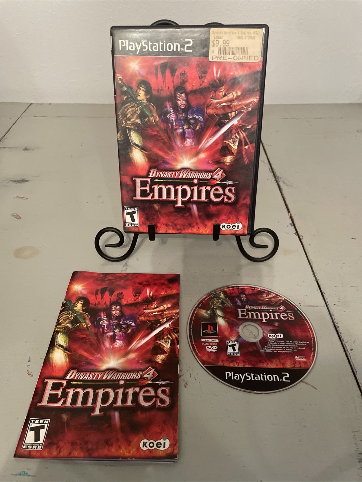 Xtreme Legends: Dynasty Warriors 4 PS2(Sony PlayStation 2) w/Manual 🔥Fast ship