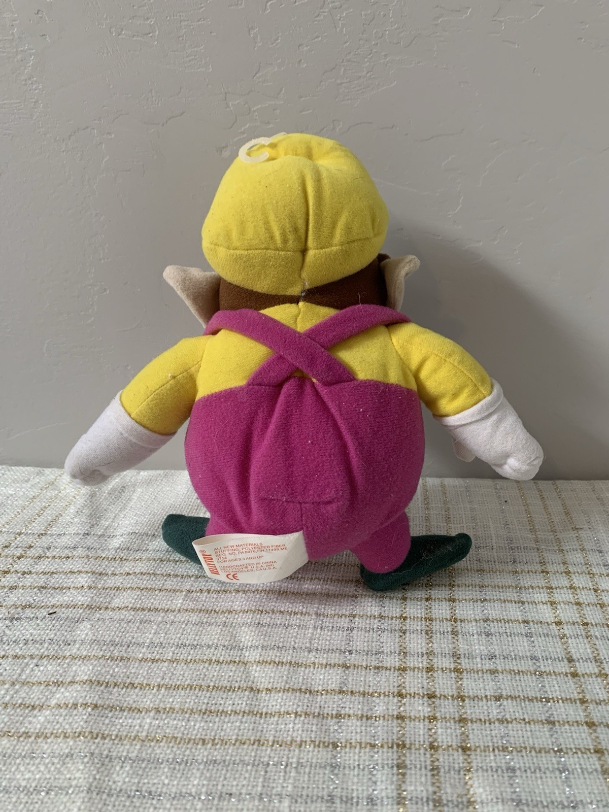 Vintage Nintendo Wario 2004 Kellytoy Plush 9 In Y2K Collectible Super Mario