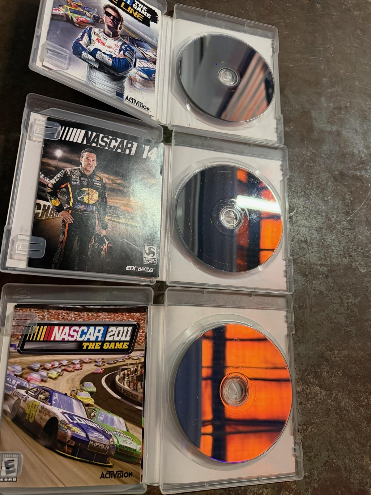 NASCAR 2011 14 Inside Line PS3 Racing Game Lot 3 Activision Deep Silver NTSC-U/C