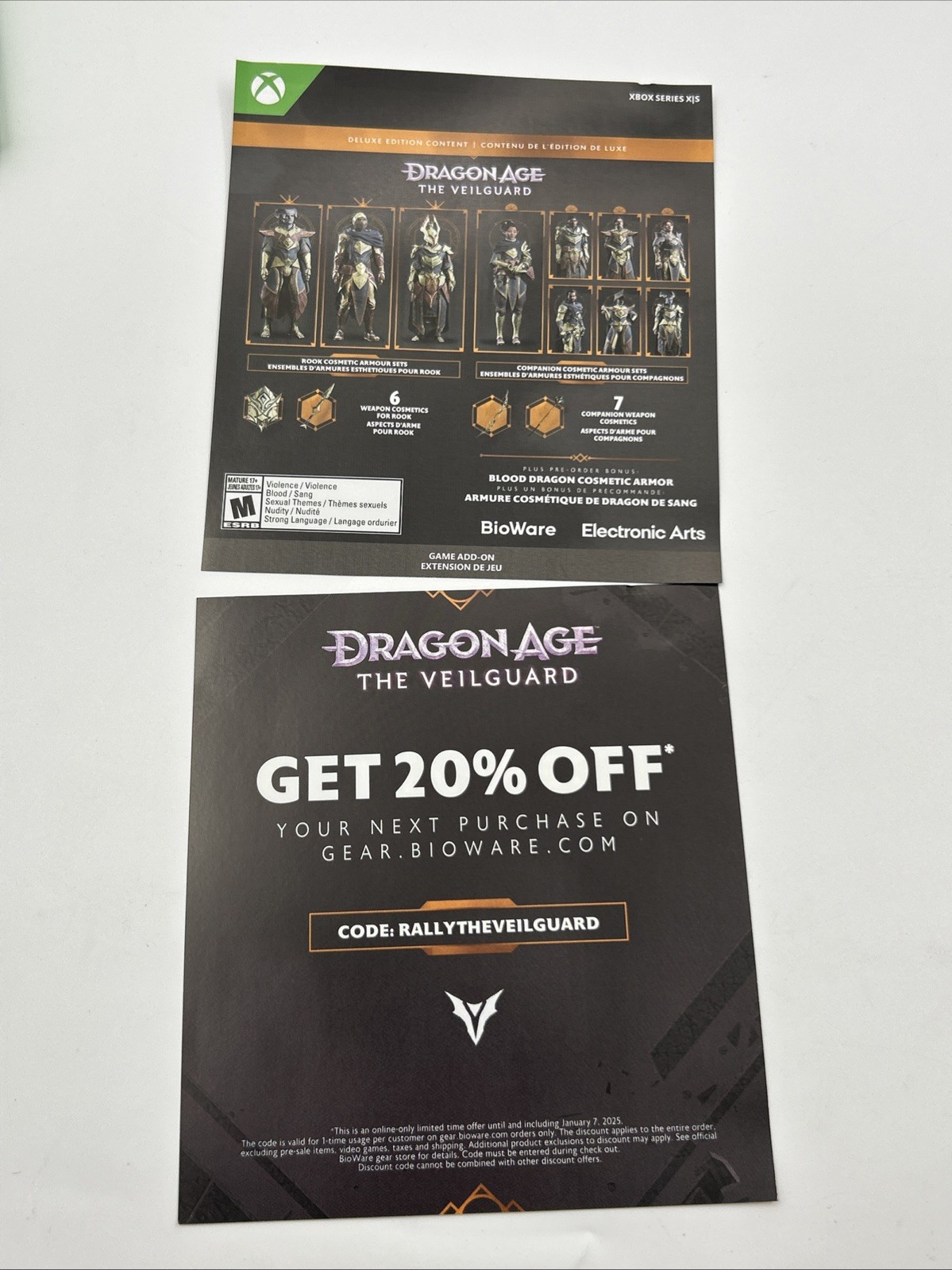 Dragon Age: The Veilguard Deluxe Edition (Xbox Series X) CIB Complete w/ Case