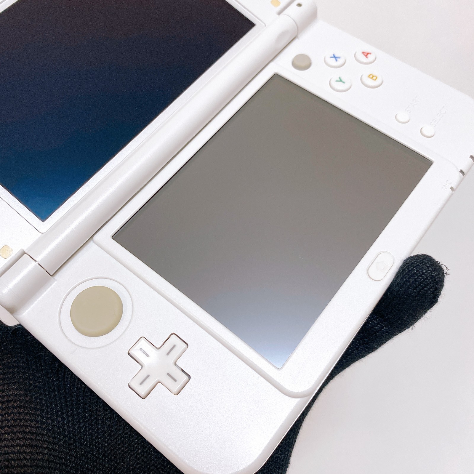 【Dual IPS】 New Nintendo 3DS XL LL Pearl White Stylus Japan Tested Working Rank S