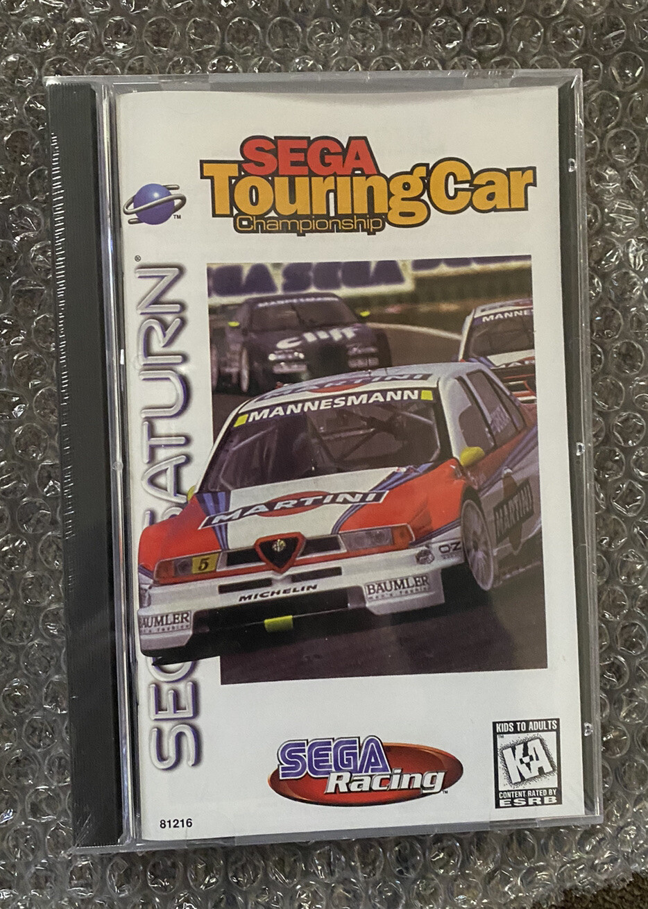 Sega Touring Car Championship SEALED! Sega Saturn CASE FRESH ARCADE CLASSIC!