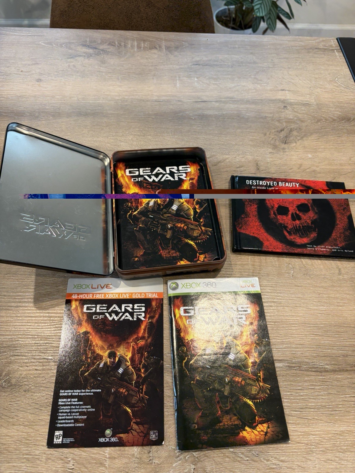 Gears of War — Limited Collector’s Edition (Microsoft Xbox 360) CIB, Tested