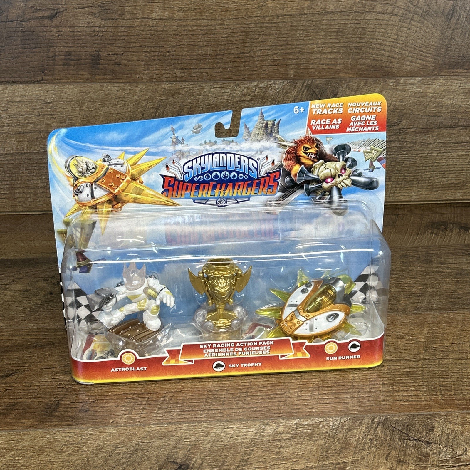 Skylanders ASTROBLAST Superchargers Sky Racing WHITE Game 3-Pack Set Pack-New