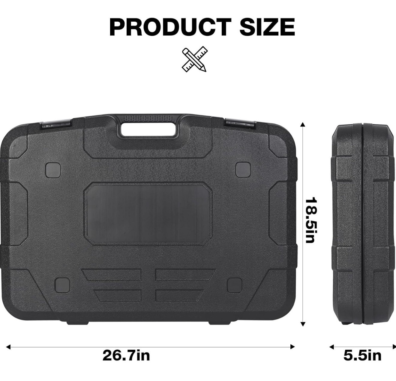 Daqa Starlink Gen3 Carry Case for Starlink Kit Hard Shell Travel Black