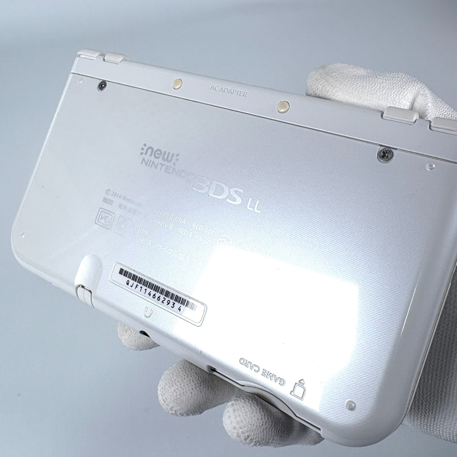 [Bottom IPS] new Nintendo 3DS XL LL Pearl White NTSC-J Japan [Excellent]