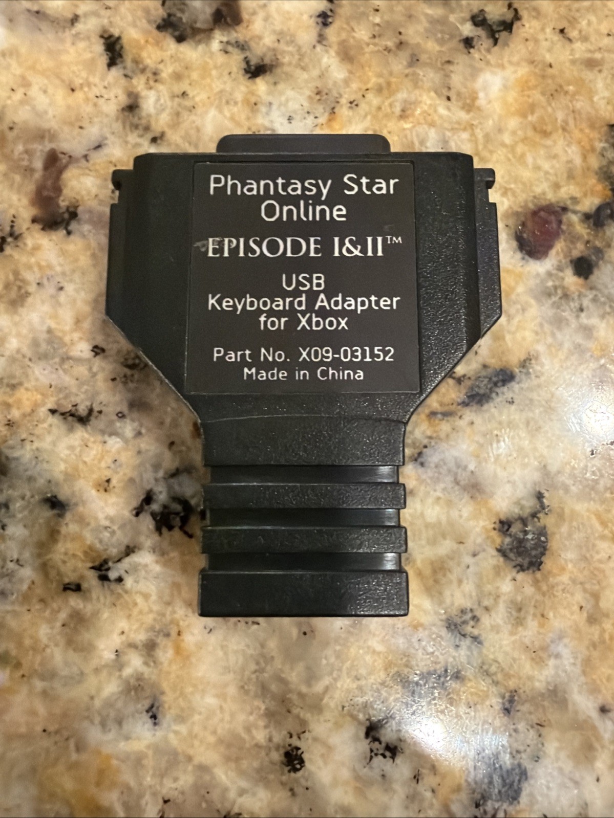 Phantasy Star Online Episode I&II USB Keyboard Adapter XBOX Original X09-03152