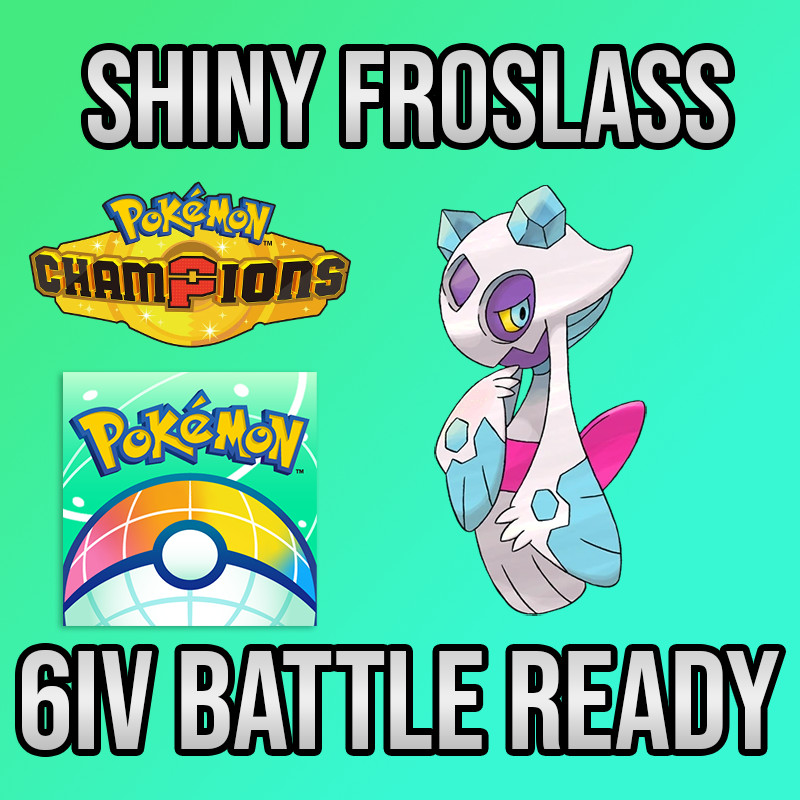 ✨6IV SHINY Froslass + EVS🚀 POKEMON HOME✨Champions✨Online delivery⚡