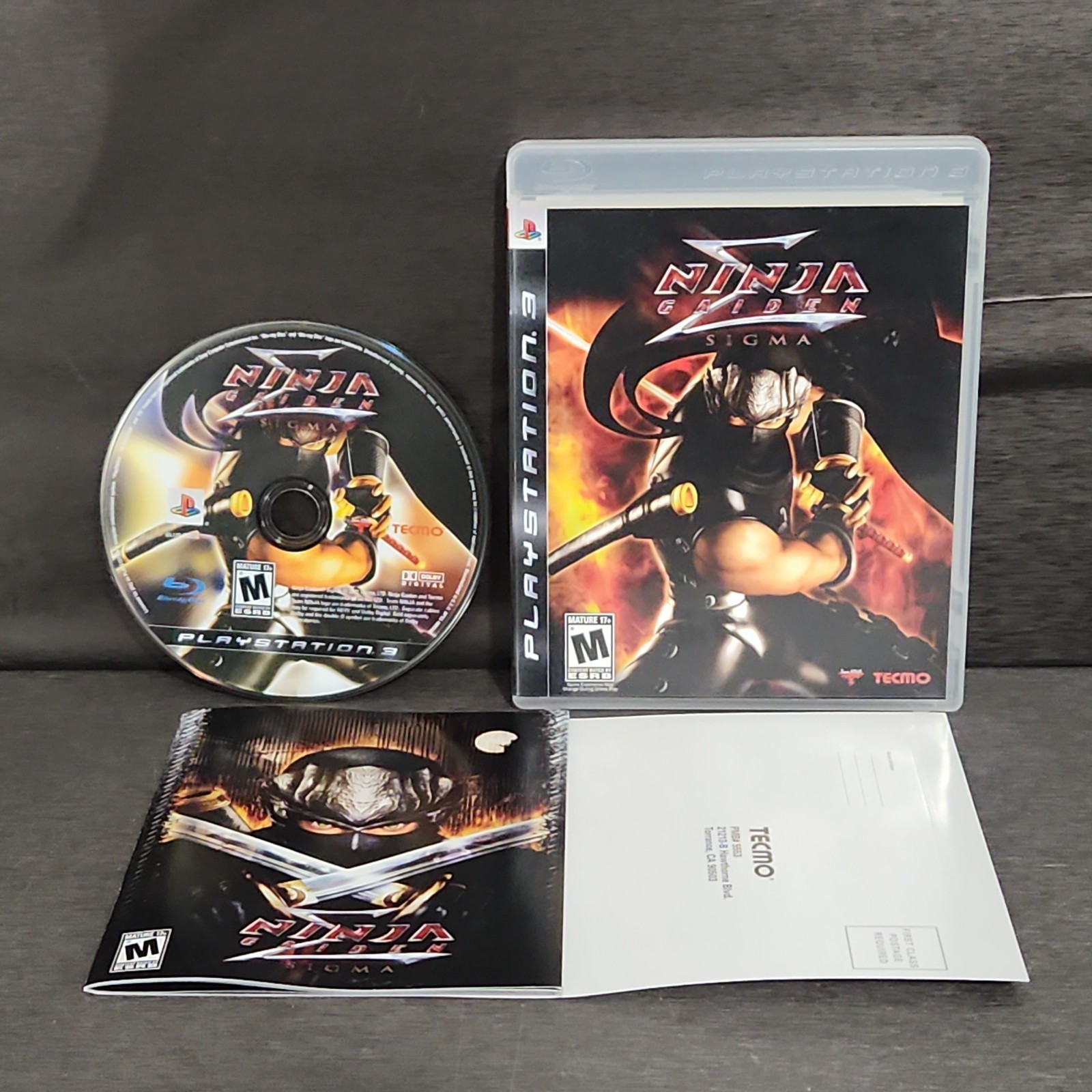 Ninja Gaiden Sigma PlayStation 3 PS3 Complete