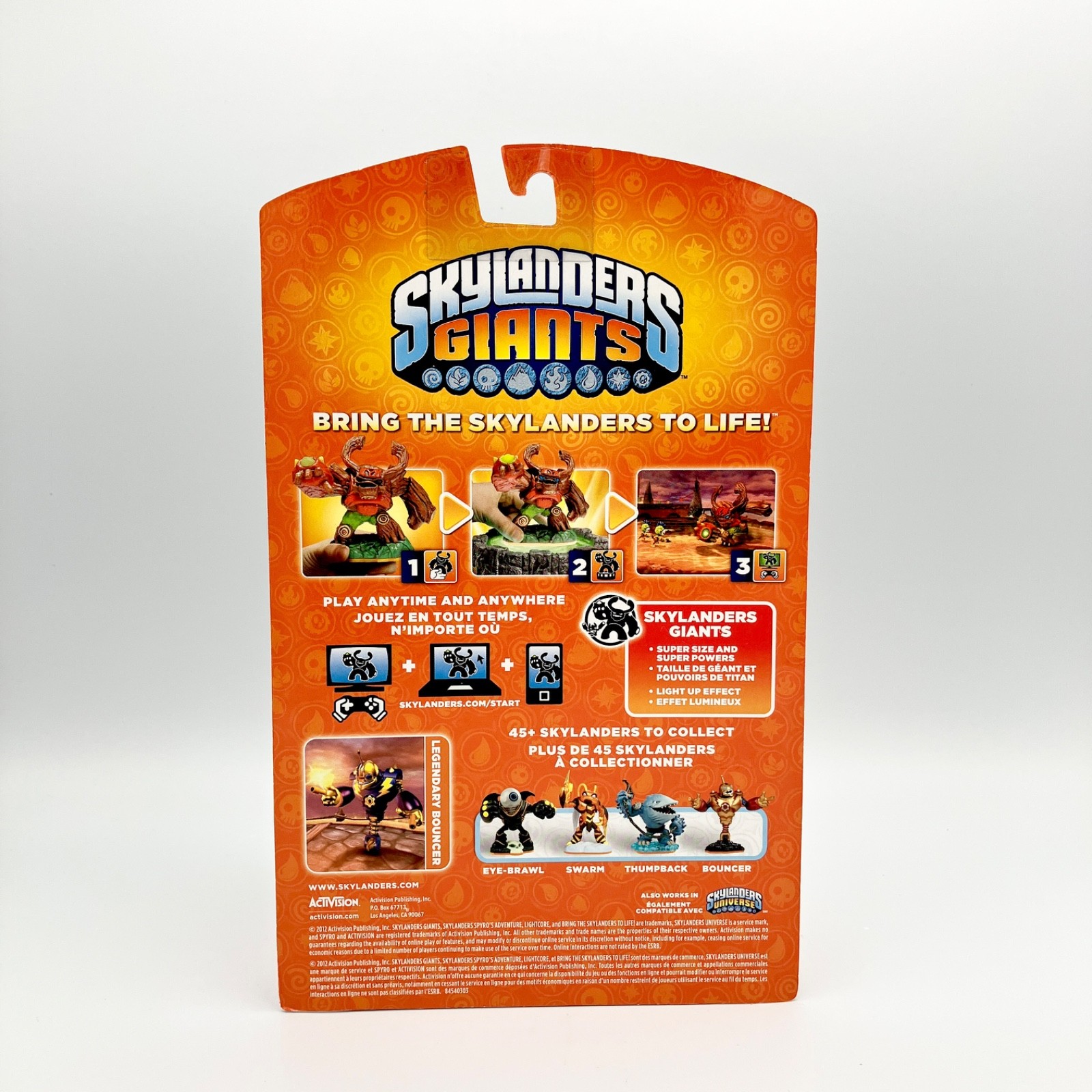 Skylanders Giants Legendary Bouncer Figure Toys R Us Exclusive NEW SEALED