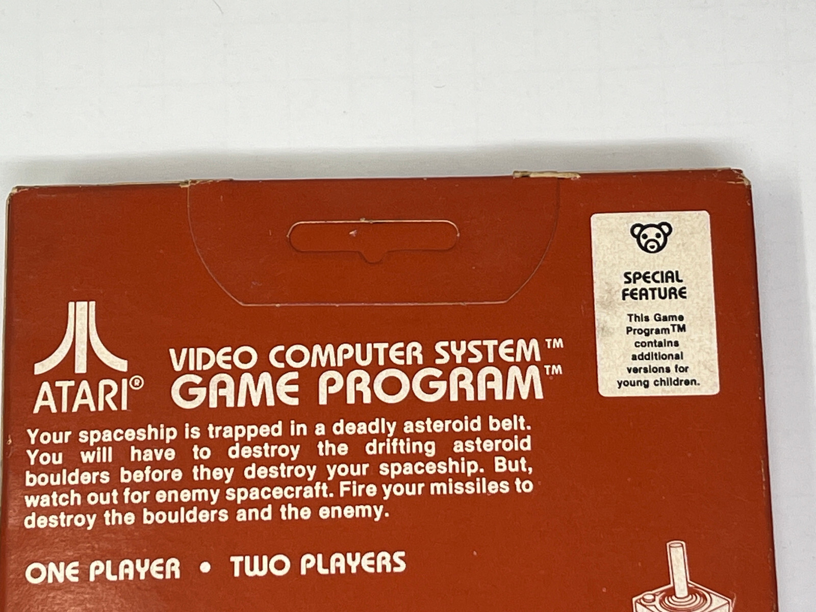 1981 ORIGINAL ATARI ASTEROIDS CX2649 GAME – GLUE SEALED ! – DAMAGED BOX!