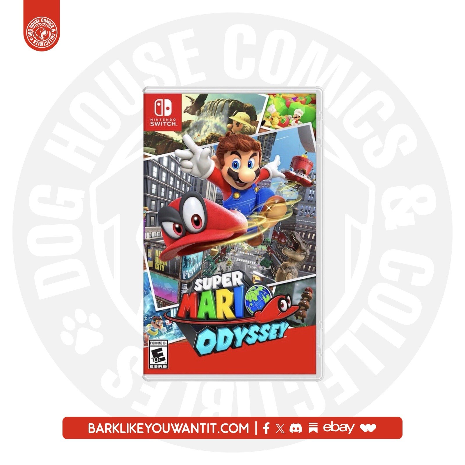 Super Mario Odyssey – Nintendo Switch) Game ( CIB ) Mint Condition